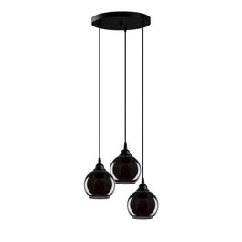 Opviq Lámpara de araña industrial Smoked - 011